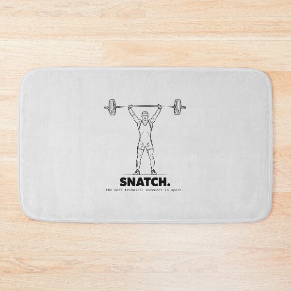 Item preview, Olympic Weightlifting Snatch Barbell Silhouette Design designed and sold by Enea Kelo.