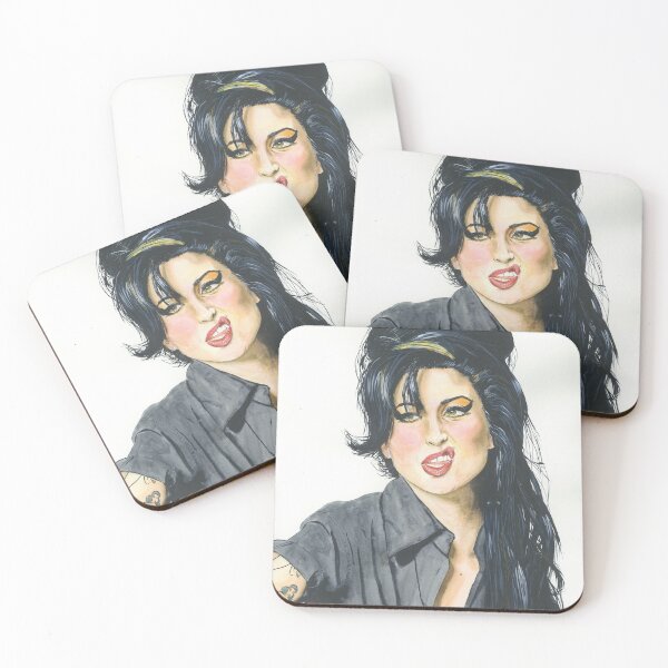 Item preview, Illustrated Portrait of Amy Winehouse Neo Traditional Style designed and sold by Mvicen.