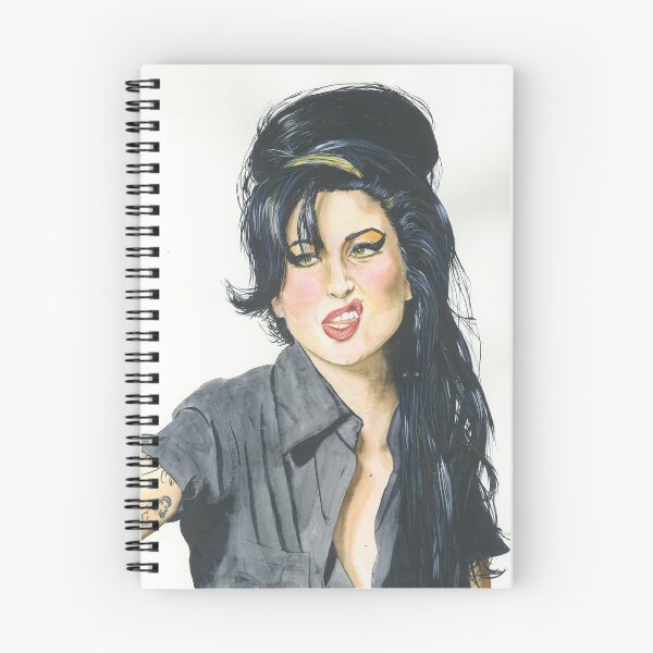 Item preview, Illustrated Portrait of Amy Winehouse Neo Traditional Style designed and sold by Mvicen.