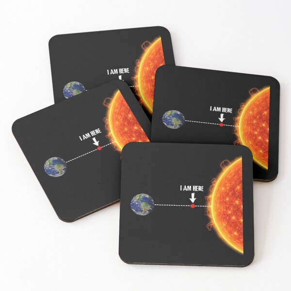 Item preview, Funny Earth Sun Distance Heat Wave Science Humor Design I Am Here designed and sold by Artycom.