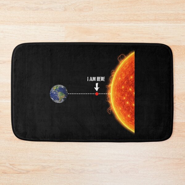 Item preview, Funny Earth Sun Distance Heat Wave Science Humor Design I Am Here designed and sold by Artycom.