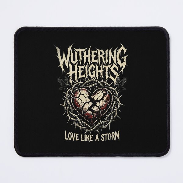 Item preview, Wuthering Heights Love Like a Storm Gothic Heavy Metal Heart designed and sold by Fenay Designs.