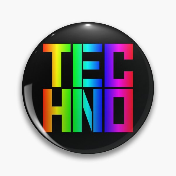 Item preview, Rainbow Techno Typography Rave and Festival Essential designed and sold by SPAZE-Typo.