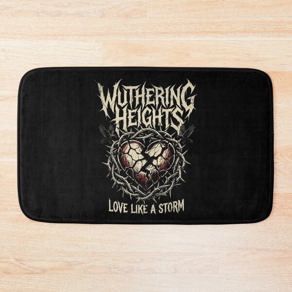 Item preview, Wuthering Heights Love Like a Storm Gothic Heavy Metal Heart designed and sold by Fenay Designs.