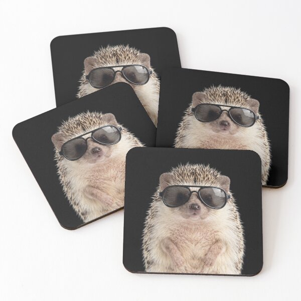 Item preview, Cute Baby Hedgehog Wearing Sunglasses Funny designed and sold by RareLavender.