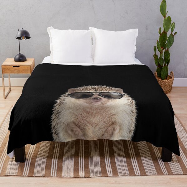 Item preview, Cute Baby Hedgehog Wearing Sunglasses Funny designed and sold by RareLavender.