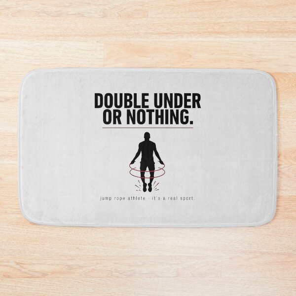 Item preview, Double Under Or Nothing Jump Rope Athlete Silhouette designed and sold by Enea Kelo.