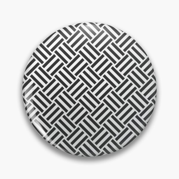 Item preview, White and Charcoal basket weave designed and sold by pattern-archive.
