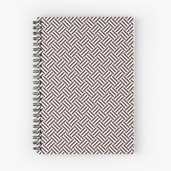 Item preview, White And Chocolate Basket Weave Pattern designed and sold by pattern-archive.