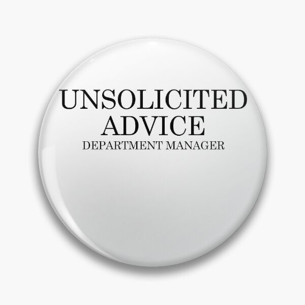 Item preview, Unsolicited Advice Department Manager Funny Dad Joke Gear designed and sold by DynamicDesign.