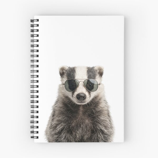 Item preview, Cute Baby Badger Wearing Sunglasses Funny designed and sold by RareLavender.
