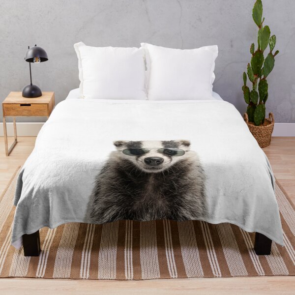Item preview, Cute Baby Badger Wearing Sunglasses Funny designed and sold by RareLavender.
