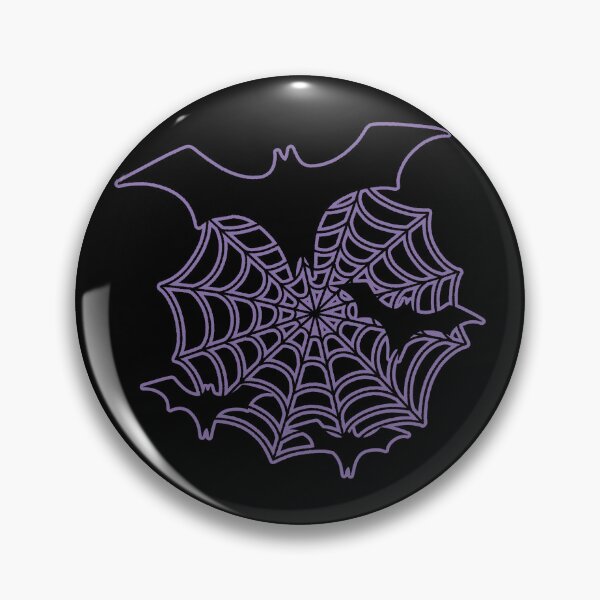 Item preview, Spooky Halloween Purple Spider Web and Black Bats designed and sold by ubborn.