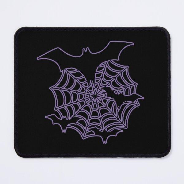 Item preview, Spooky Halloween Purple Spider Web and Black Bats designed and sold by ubborn.