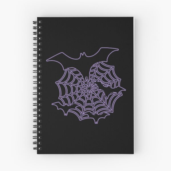 Item preview, Spooky Halloween Purple Spider Web and Black Bats designed and sold by ubborn.