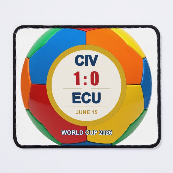 Item preview, CIV 1–0 ECU | FIFA World Cup 2026 designed and sold by ariksworld.