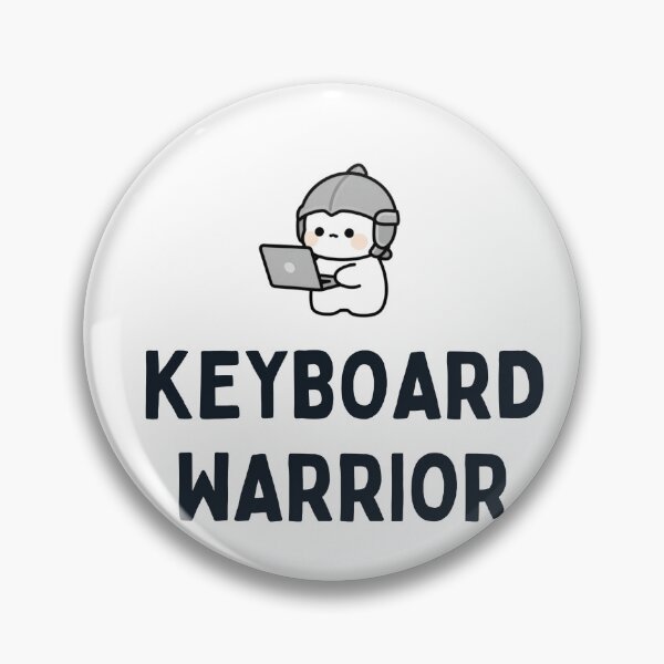 Item preview, Keyboard Warrior – Funny Gaming Meme Design designed and sold by INK AND AURA.