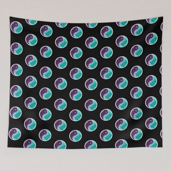 Item preview, Neon Yin Yang Galaxy  designed and sold by VOYID ART STUDIO.