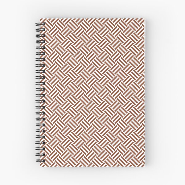 Item preview, White And Copper Basket Weave Pattern designed and sold by pattern-archive.