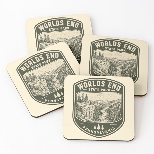 Item preview, Worlds End State Park Pennsylvania Badge designed and sold by Imaginationbeyond.