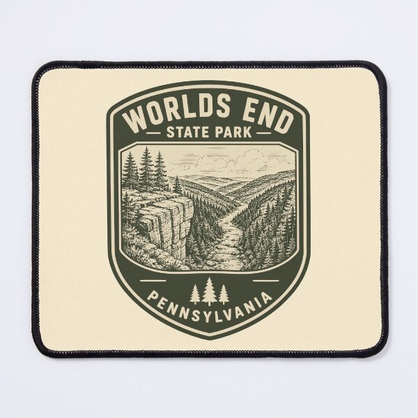Item preview, Worlds End State Park Pennsylvania Badge designed and sold by Imaginationbeyond.