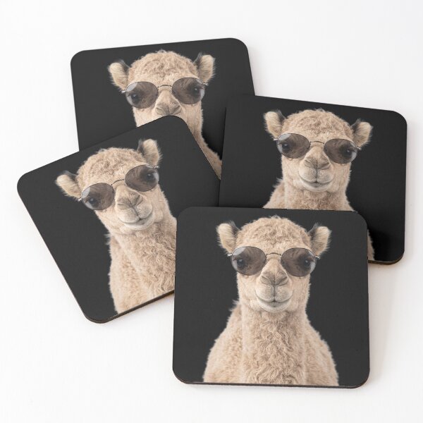 Item preview, Cute Baby Camel Wearing Sunglasses Funny designed and sold by RareLavender.