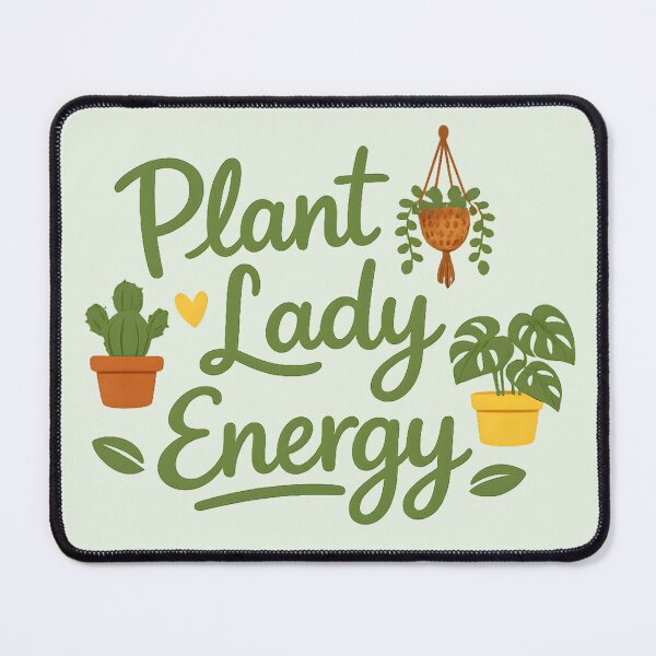 Item preview, Plant Lady Energy – Cute Botanical Lover Design designed and sold by blankTeeShirt.