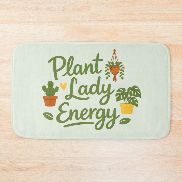 Item preview, Plant Lady Energy – Cute Botanical Lover Design designed and sold by blankTeeShirt.
