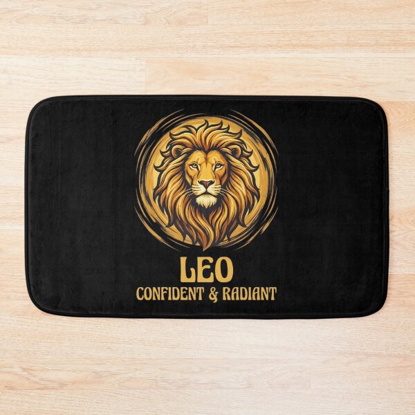 Item preview, Leo Zodiac Sign Lion Art – Confident & Radiant Daily Horoscopes Design | Astrology Gift for Leo Lovers designed and sold by Bhaskar Digital Art.
