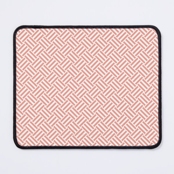 Item preview, White And Coral Basket Weave Pattern designed and sold by pattern-archive.