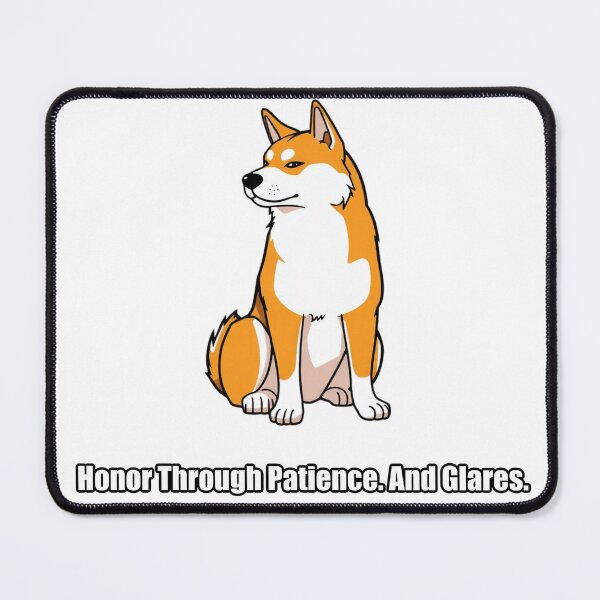 Item preview, Akita Sticker - Honor Through Patience And Glares - Funny Akita Gift designed and sold by pawdrops.
