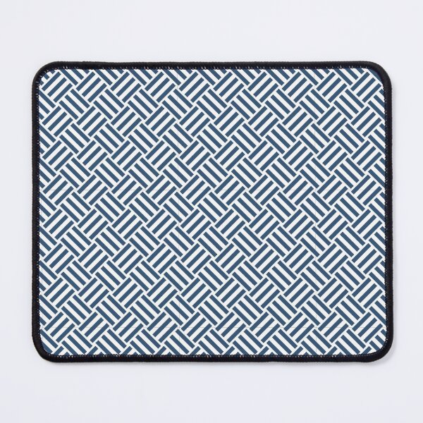 Item preview, White And Denim Basket Weave Pattern designed and sold by pattern-archive.