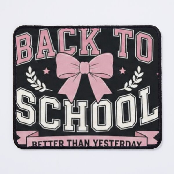 Item preview, Back to School Better Than Yesterday Coquette Varsity Bow Aesthetic designed and sold by VibeQuill.