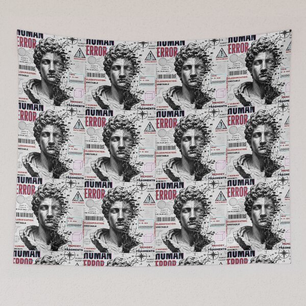 Item preview, HUMAN ERROR // DATA_CORRUPTION Adversarial designed and sold by HayaasBoutique.
