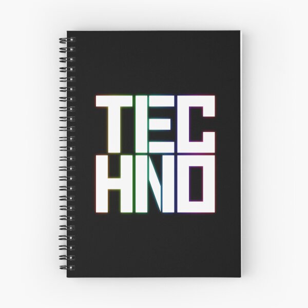 Item preview, Techno Rainbow Neon Typography Rave Essential designed and sold by SPAZE-Typo.