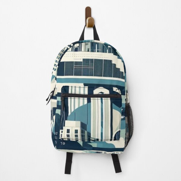Item preview, Oslo Norway Geometric Travel Poster - Urban Fjords designed and sold by marlenarusse.