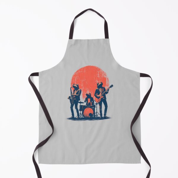 Item preview, Retro Frog Music Band Vintage Concert Poster Art designed and sold by VikArt7.