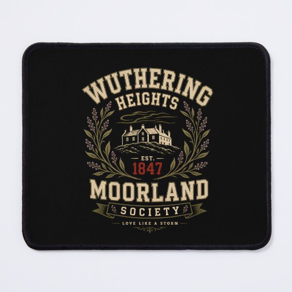 Item preview, Wuthering Heights Moorland Society Vintage Collegiate Literature Crest designed and sold by Fenay Designs.