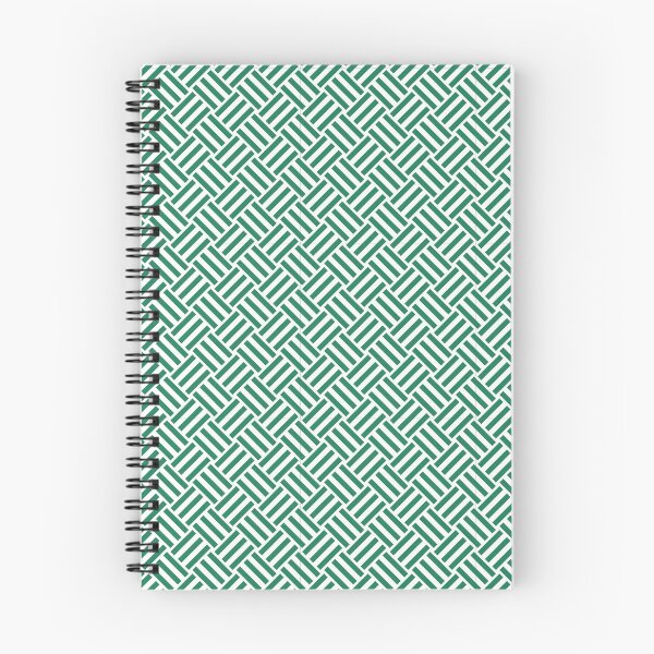 Item preview, White And Green Basket Weave Pattern designed and sold by pattern-archive.