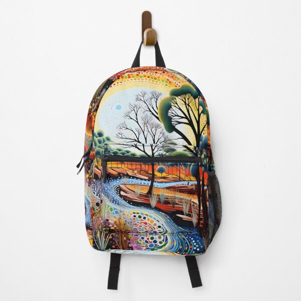Item preview, Aboriginal Inspired Dot Art - Litchfield in the Summer designed and sold by GrinGalore.