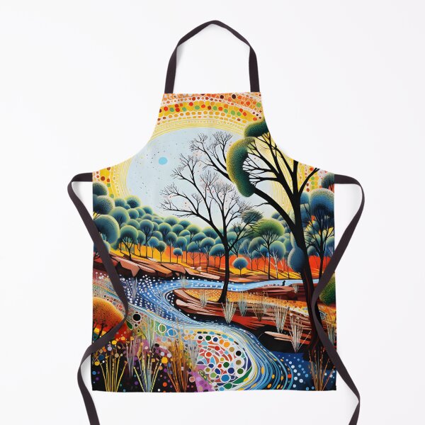 Item preview, Aboriginal Inspired Dot Art - Litchfield in the Summer designed and sold by GrinGalore.