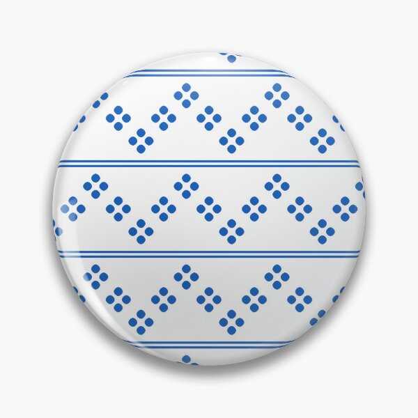 Item preview, Blue & white zigzag designed and sold by Mint + Midnight.