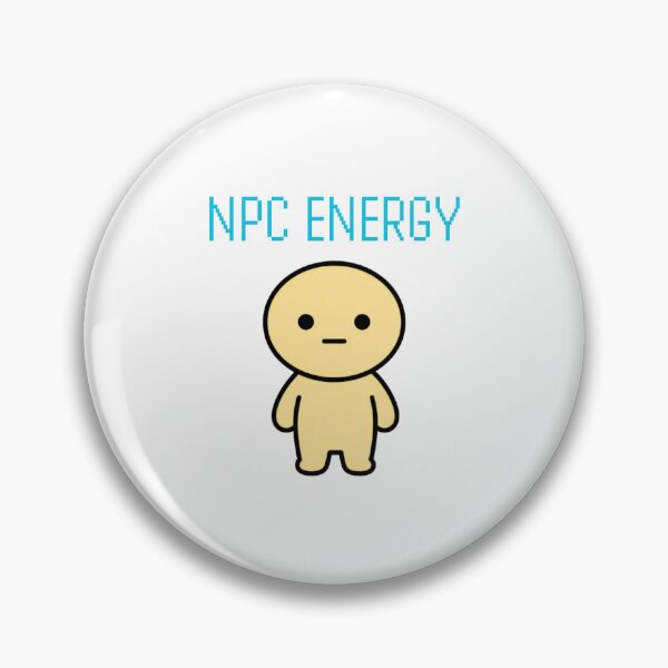 Item preview, NPC Energy – Funny Meme Gaming Design designed and sold by INK AND AURA.