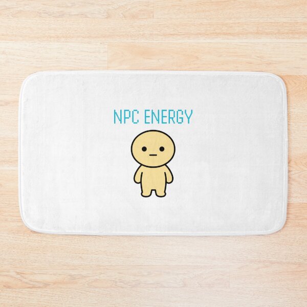 Item preview, NPC Energy – Funny Meme Gaming Design designed and sold by INK AND AURA.