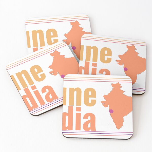 Item preview, Pune India City Marked On Country Map designed and sold by TheIconSmith.