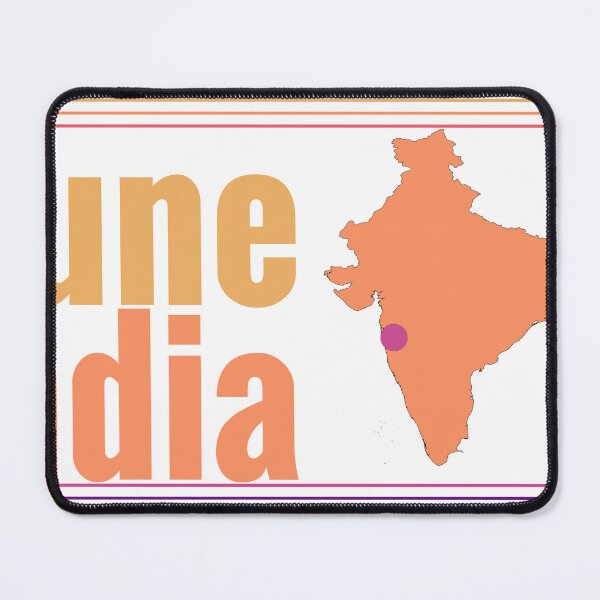 Item preview, Pune India City Marked On Country Map designed and sold by TheIconSmith.