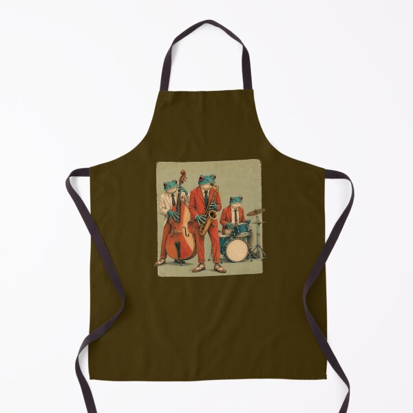 Item preview, Vintage Frog Jazz Band Retro Animal Musician Art designed and sold by VikArt7.