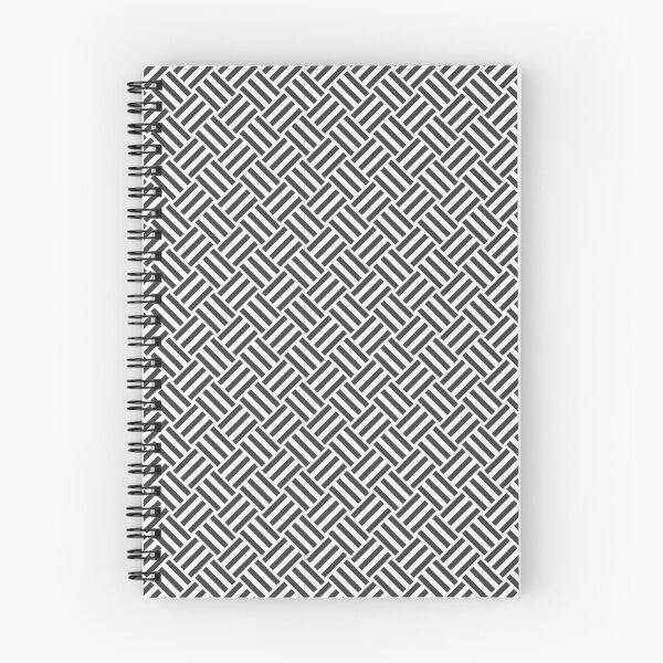 Item preview, White and Gray basket weave designed and sold by pattern-archive.
