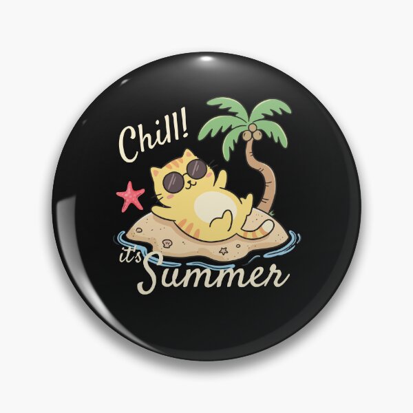 Item preview, Chill It's Summer Retro Beach Design designed and sold by ArtivaaStudio.