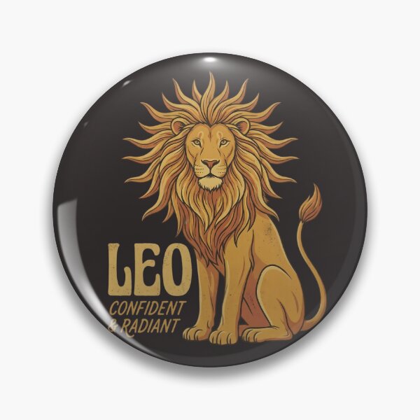 Item preview, Leo Zodiac Lion Design – Confident & Radiant Astrology Daily Horoscopes Art | Leo Gift Idea designed and sold by Bhaskar Digital Art.